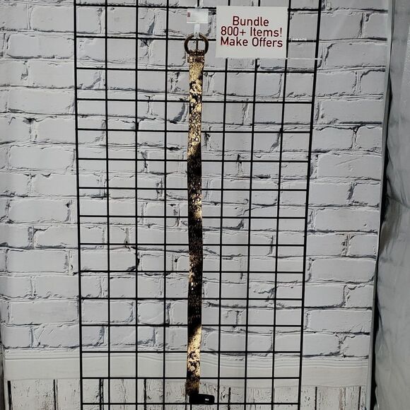 Fancy Gold Belt with Glitter Gems Size S/M - Picture 6 of 6